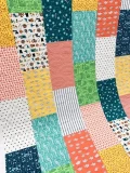 How to sew a quilt top using multiple fat quarters?