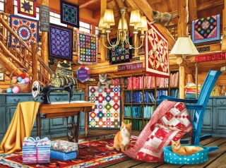 The Quilt Lodge 1000pc